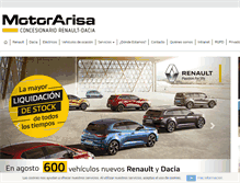 Tablet Screenshot of motorarisa.com